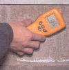 Moisture meter reading